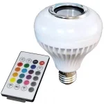لامپ اسپیکر بلوتوثی هوشمند مدل led music bulb کد HB