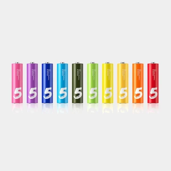 باتری قلمی آلکالاین شیاومی مدل ZI5 Xiaomi ZI5 Alkaline AA Battery Pack Of 10